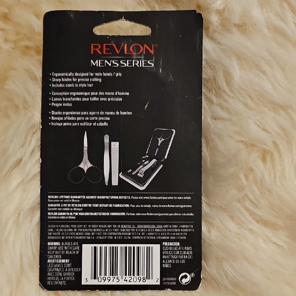 Revlon Men's Series Scissors and Isaac Mizrahi Cuticle Nipper Set